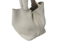 Load image into Gallery viewer, 極美品 HERMES エルメス ピコタンロックMM ハンドバッグ C刻印 トリヨンクレマンス ベトン グレー 中古 56471