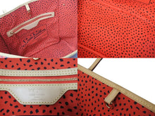 画像をギャラリービューアに読み込む, LOUIS VUITTON ルイヴィトン トートバッグ M40686 ネヴァーフルMM 草間彌生 2012 レッド ゴールド金具 美品 中古 56489