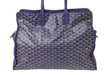 画像をギャラリービューアに読み込む, 極美品 GOYARD ゴヤール トートバッグ キャリーバッグ ペット用 アーディGM ネイビー シルバー金具 中古 56492