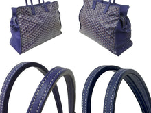 画像をギャラリービューアに読み込む, 極美品 GOYARD ゴヤール トートバッグ キャリーバッグ ペット用 アーディGM ネイビー シルバー金具 中古 56492