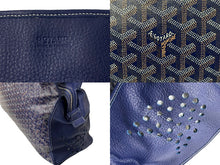 画像をギャラリービューアに読み込む, 極美品 GOYARD ゴヤール トートバッグ キャリーバッグ ペット用 アーディGM ネイビー シルバー金具 中古 56492