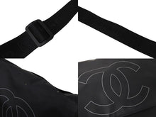 画像をギャラリービューアに読み込む, CHANEL シャネル メッセンジャーバッグ ショルダーバッグ 12番台 スポーツライン ココマーク ブラック ナイロン 中古 56501