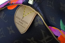 画像をギャラリービューアに読み込む, 極美品 LOUIS VUITTON ルイ ヴィトン ハンドバッグ M48610 スピーディ30 モノグラムローズ 薔薇 コーティングキャンバス 中古 56508