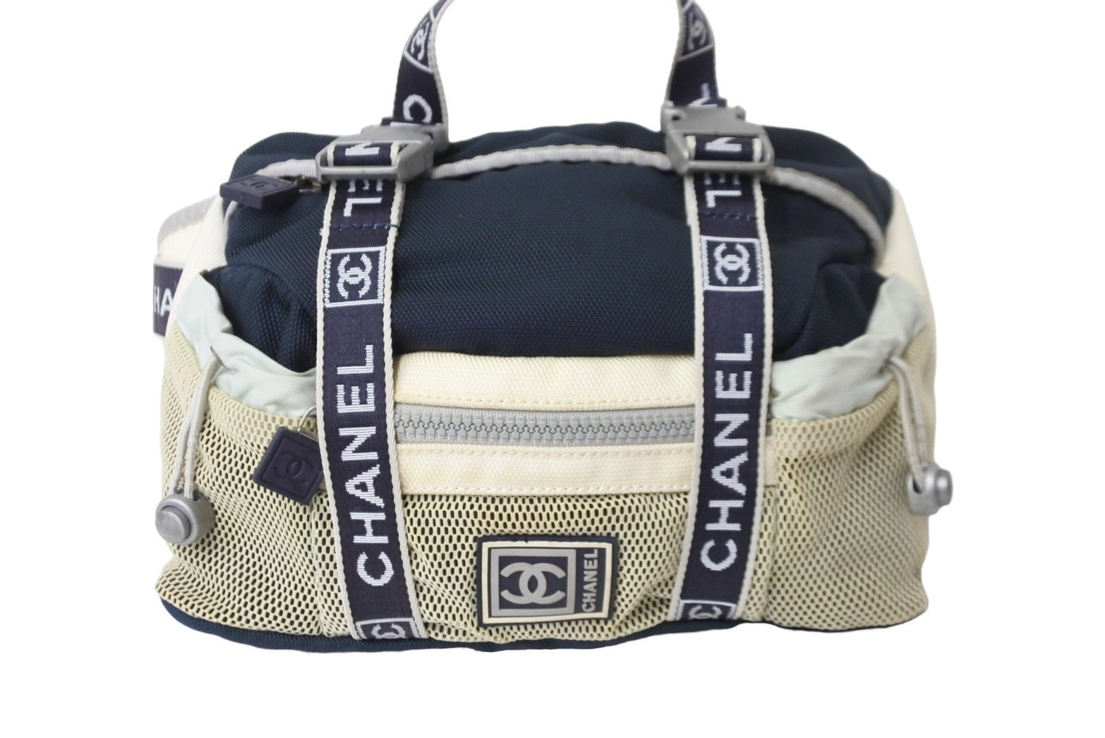 CHANEL シャネル ウエストバッグ ボディバッグ スポーツライン 9番台 ココマーク ナイロン メッシュ 良品 中古 56524 –  Casanova Vintage