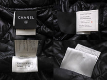 画像をギャラリービューアに読み込む, CHANEL シャネル スポーツライン リボンベスト フード付き P36696V26360 ナイロン ブラック サイズ38 美品 中古 56545