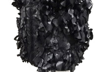 画像をギャラリービューアに読み込む, CHANEL シャネル スポーツライン リボンベスト フード付き P36696V26360 ナイロン ブラック サイズ38 美品 中古 56545
