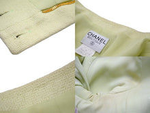 画像をギャラリービューアに読み込む, CHANEL シャネル ノーカラー ジャケット 95P グリーン アウター ココボタン ロゴ PO4840VO4018 サイズ40 良品 中古 56567