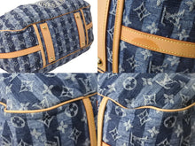 画像をギャラリービューアに読み込む, LOUIS VUITTON ルイヴィトン モノグラムデニム カバレイエGM 2way ショルダーバッグ ブルー ゴールド金具 M95336 美品 中古 56641