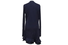 画像をギャラリービューアに読み込む, BALENCIAGA バレンシアガ ワンピース レディース ネイビー ウール サイズ38 329099 美品 中古 56647