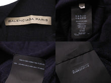画像をギャラリービューアに読み込む, BALENCIAGA バレンシアガ ワンピース レディース ネイビー ウール サイズ38 329099 美品 中古 56647