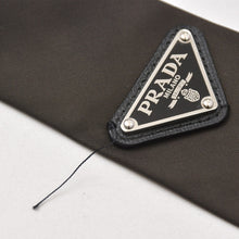 将图片加载到图库查看器，極美品 PRADA プラダ Re-Nylon ネクタイ ギャバジン ネクタイ UCR77 ダークブラウン ファッション小物 アクセサリー 中古 4a005667