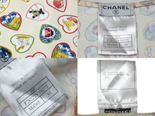 画像をギャラリービューアに読み込む, CHANEL シャネル キャミソール バレンタイン キャミソール P28222V18271 ハート アイボリー 美品 中古 56712