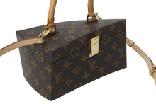 画像をギャラリービューアに読み込む, 新品同様 LOUIS VUITTON ルイヴィトン ツイステッドボックス 2WAYバッグ M40275 フランクゲーリー ブラウン ゴールド 中古 56738