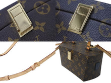 画像をギャラリービューアに読み込む, 新品同様 LOUIS VUITTON ルイヴィトン ツイステッドボックス 2WAYバッグ M40275 フランクゲーリー ブラウン ゴールド 中古 56738
