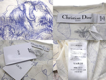 画像をギャラリービューアに読み込む, Christian Dior クリスチャンディオール 半袖Ｔシャツ ピエトロ ルッフォ キャンバス アラウンド ザワールド 蜂 M 美品 中古 56835