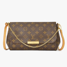 将图片加载到图库查看器，極美品 LOUIS VUITTON ルイヴィトン フェイボリットMM ハンドバッグ ショルダーバッグ 2WAY モノグラム M40718 ブラウン 中古 4a005685v