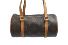 画像をギャラリービューアに読み込む, LOUIS VUITTON ルイヴィトン ハンドバッグ パピオン19 モノグラム M51389 ブラウン ゴールド金具 美品 中古 56877