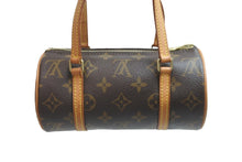 画像をギャラリービューアに読み込む, LOUIS VUITTON ルイヴィトン ハンドバッグ パピオン19 モノグラム M51389 ブラウン ゴールド金具 美品 中古 56877