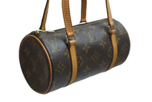 画像をギャラリービューアに読み込む, LOUIS VUITTON ルイヴィトン ハンドバッグ パピオン19 モノグラム M51389 ブラウン ゴールド金具 美品 中古 56877