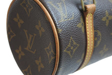 画像をギャラリービューアに読み込む, LOUIS VUITTON ルイヴィトン ハンドバッグ パピオン19 モノグラム M51389 ブラウン ゴールド金具 美品 中古 56877