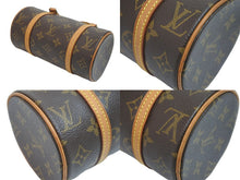 画像をギャラリービューアに読み込む, LOUIS VUITTON ルイヴィトン ハンドバッグ パピオン19 モノグラム M51389 ブラウン ゴールド金具 美品 中古 56877