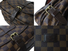 Load image into Gallery viewer, LOUIS VUITTON ルイヴィトン ショルダーバッグ ソミュール30 ダミエキャンバス N48081 ブラウン ゴールド金具 美品 中古 56879