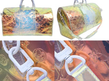 画像をギャラリービューアに読み込む, LOUIS VUITTON ルイヴィトン ボストンバッグ キーポルバンドリエール 50 モノグラムプリズム ヴァージル M53271 良品 中古 56881