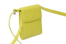 画像をギャラリービューアに読み込む, BALENCIAGA バレンシアガ ゴースト フォンホルダー ショルダーバッグ 618868 イエロー シルバー金具 レザー 美品 中古 56931