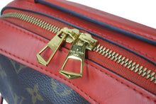 画像をギャラリービューアに読み込む, LOUIS VUITTON ルイヴィトン ショルダーバッグ M43557 サントンジュ フリージア ブラウン レッド ゴールド金具 美品 中古 56954