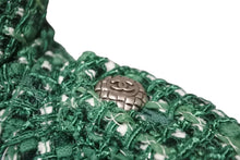 画像をギャラリービューアに読み込む, CHANEL シャネル ジャケット ツイードジャケット マーチンゲール ベルト グリーン サイズ38 06C P27772V16008 美品 中古 56992