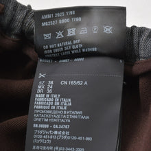 将图片加载到图库查看器，新品同様 MIU MIU ミュウミュウ ドローストリング プリンスオブウェールズ チェック ミニスカート MG2527 グレンチェック柄 グレー ブラウン 38サイズ シルバー金具 中古 4a005701