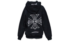 Load image into Gallery viewer, CHROME HEARTS クロムハーツ パーカー 初期 CHクロス vintage ヴィンテージ 裏サーマル 良品 中古57041