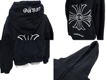 Load image into Gallery viewer, CHROME HEARTS クロムハーツ パーカー 初期 CHクロス vintage ヴィンテージ 裏サーマル 良品 中古57041
