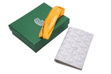 画像をギャラリービューアに読み込む, 新品同様 GOYARD ゴヤール カードケース サンピエール カードホルダー PVCコーティングキャンバス ホワイト 中古 57046