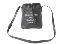 画像をギャラリービューアに読み込む, LOUIS VUITTON ルイヴィトン ショルダーバッグ フラグメントナノバッグ モノグラムエクリプス M43418 シルバー金具 美品 中古 57082