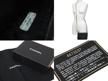 画像をギャラリービューアに読み込む, CHANEL シャネル ココマーク チェーンウォレット 4番台 長財布 キャビアスキン ブラック ゴールド金具 美品 中古 57114