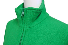 画像をギャラリービューアに読み込む, BALENCIAGA バレンシアガ フリースジャケット ブルゾン グリーン 642337 サイズ 44 ポリエステル 美品 中古 57140