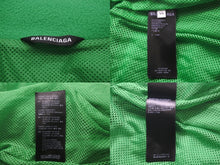 画像をギャラリービューアに読み込む, BALENCIAGA バレンシアガ フリースジャケット ブルゾン グリーン 642337 サイズ 44 ポリエステル 美品 中古 57140