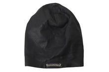 Load image into Gallery viewer, CHROME HEARTS クロムハーツ バイカーキャップ 帽子 レザー SV925 M 黒 ブラック シルバー925 美品 中古 57154