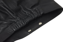 Load image into Gallery viewer, CHROME HEARTS クロムハーツ バイカーキャップ 帽子 レザー SV925 M 黒 ブラック シルバー925 美品 中古 57154