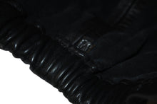Load image into Gallery viewer, CHROME HEARTS クロムハーツ バイカーキャップ 帽子 レザー SV925 M 黒 ブラック シルバー925 美品 中古 57154