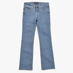VERSACE COLLECTION ヴェルサーチ コレクション メデューサ パンツ デニム コットン インディゴ シルバー金具 美品 中古 4a005717