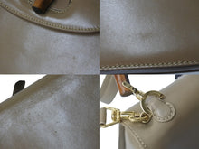 画像をギャラリービューアに読み込む, GUCCI グッチ ショルダーバッグ 2WAY ブラウン系 カーフスキン バンブーミニ レザー 000 406 0188 ゴールド金具 美品 中古 57172
