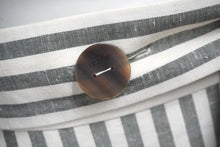 画像をギャラリービューアに読み込む, 極美品 LOEWE ロエベ 膝丈スカート レディース ホワイト ベージュ ストライプ S2185011FA 中古 57223