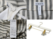 画像をギャラリービューアに読み込む, 極美品 LOEWE ロエベ 膝丈スカート レディース ホワイト ベージュ ストライプ S2185011FA 中古 57223