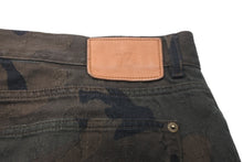 画像をギャラリービューアに読み込む, LOUIS VUITTON×Supreme ルイヴィトン×シュプリーム ジャガードデニム HDD96WDSQ カモフラ ゴールド金具 サイズ40 美品 中古 57233