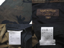 画像をギャラリービューアに読み込む, LOUIS VUITTON×Supreme ルイヴィトン×シュプリーム ジャガードデニム HDD96WDSQ カモフラ ゴールド金具 サイズ40 美品 中古 57233