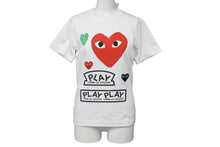 画像をギャラリービューアに読み込む, 未使用 プレイコムデギャルソン PLAY COMME des GARCONS Tシャツ AZ-T279 ホワイト Ｓ タグ付き 中古 57274