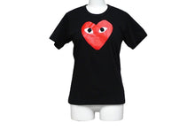 画像をギャラリービューアに読み込む, 極美品 プレイコムデギャルソン PLAY COMME des GARCONS Tシャツ AZ-T111 ブラック S タグ付き 中古 57279