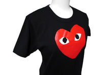 画像をギャラリービューアに読み込む, 極美品 プレイコムデギャルソン PLAY COMME des GARCONS Tシャツ AZ-T111 ブラック S タグ付き 中古 57279